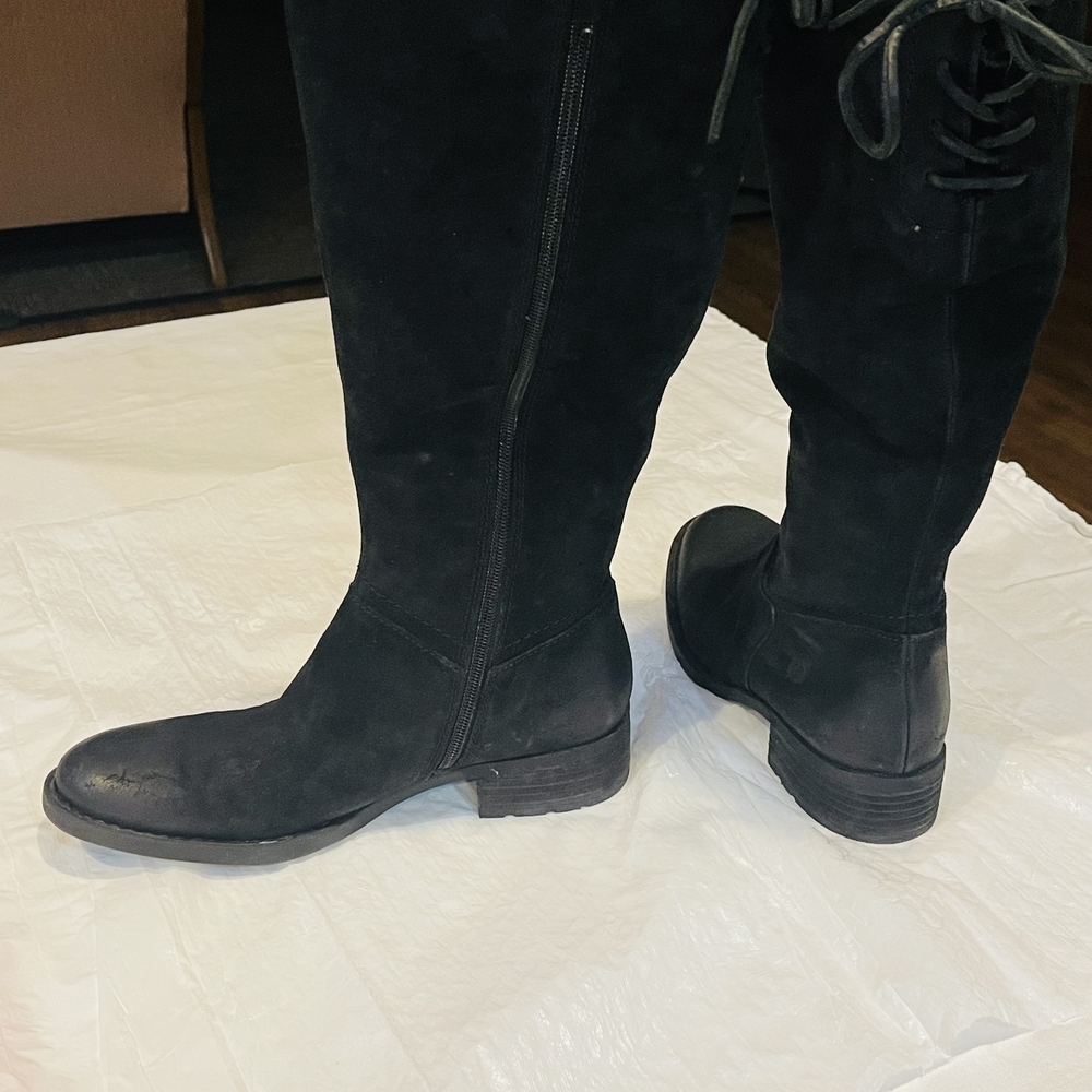 Elegant Black Over the Knee Boots
